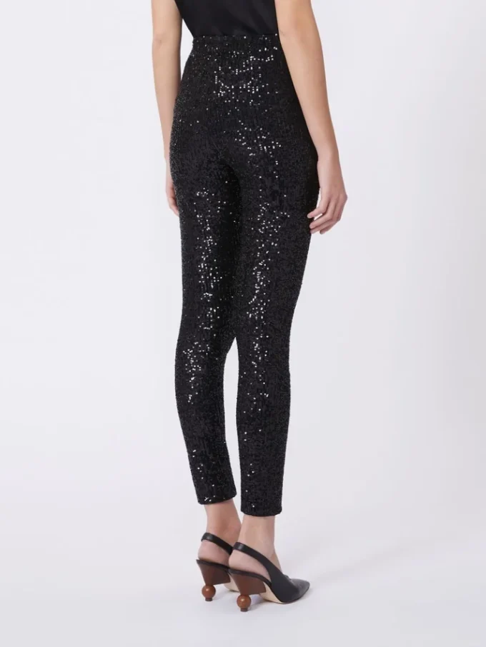 Leggings con lentejuelas, negros Leggings con lentejuelas, negros