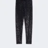 Leggings con lentejuelas, negros Leggings con lentejuelas, negros