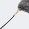Manoplas de tejido de lana y alpaca teddy, gris medio Manoplas de tejido de lana y alpaca teddy, gris medio