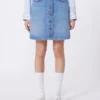 Minifalda de auténtico denim, azul marino Minifalda de auténtico denim, azul marino