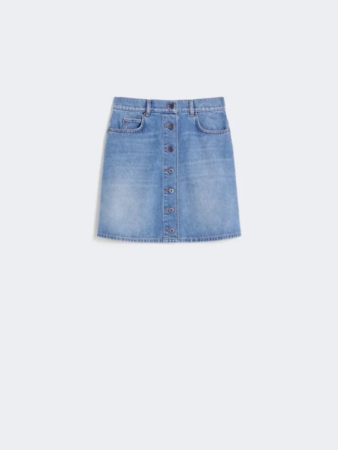 Minifalda de auténtico denim, azul marino Minifalda de auténtico denim, azul marino