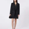 Minifalda de gabardina elástica, negra Minifalda de gabardina elástica, negra