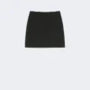 Minifalda de gabardina elástica, negra Minifalda de gabardina elástica, negra