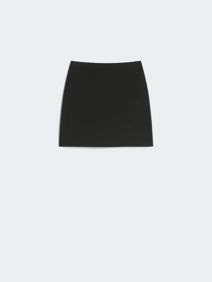 Minifalda de gabardina elástica, negra Minifalda de gabardina elástica, negra