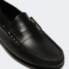 Mocasines clásicos de piel, negros Mocasines clásicos de piel, negros