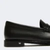 Mocasines clásicos de piel, negros Mocasines clásicos de piel, negros