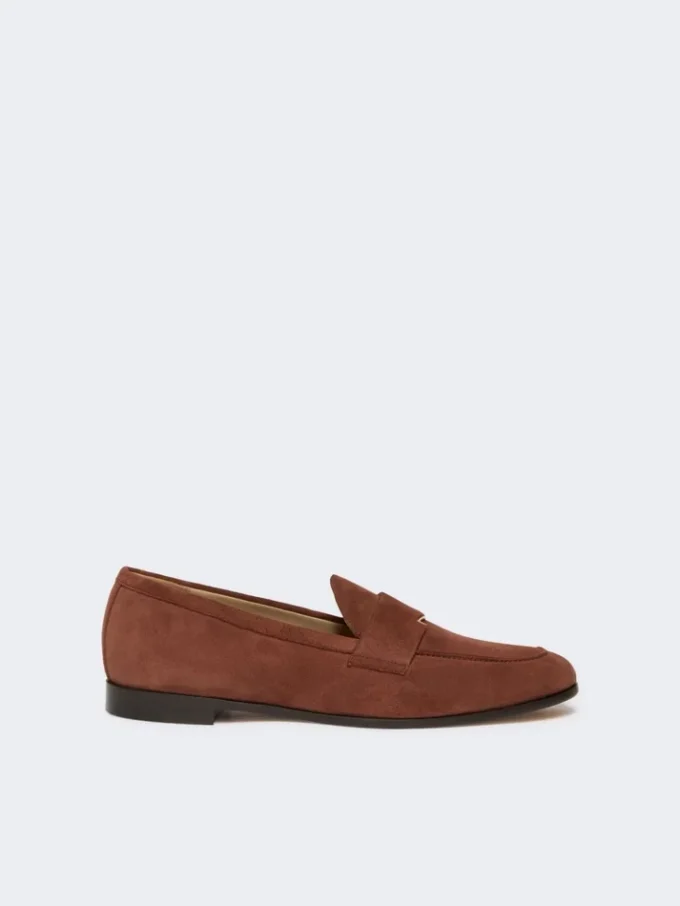 Mocasines de ante, marrones Mocasines de ante, marrones