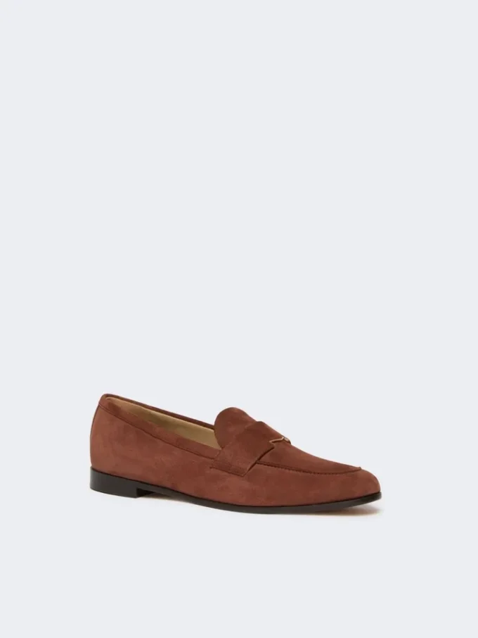 Mocasines de ante, marrones Mocasines de ante, marrones