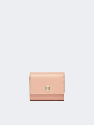 Monedero de piel, rosa