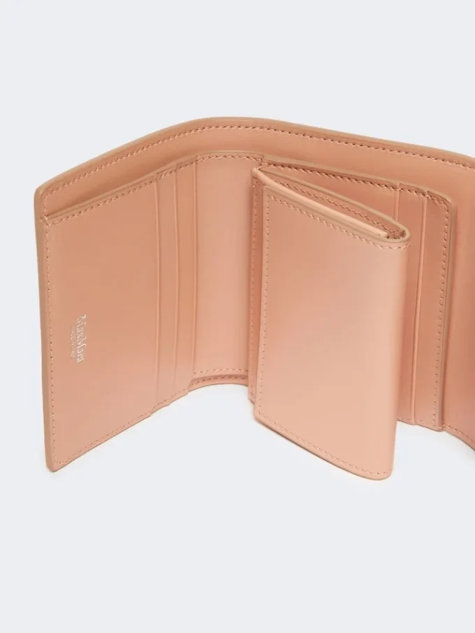 Monedero de piel, rosa Monedero de piel, rosa