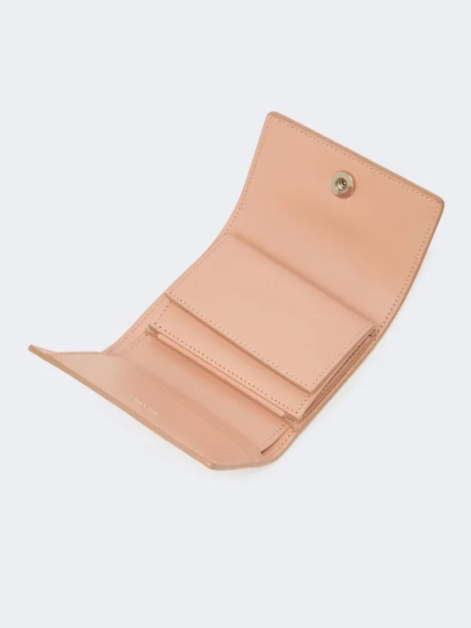 Monedero de piel, rosa Monedero de piel, rosa