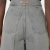 Pantalones anchos de denim, negros Pantalones anchos de denim, negros