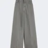 Pantalones anchos de denim, negros Pantalones anchos de denim, negros