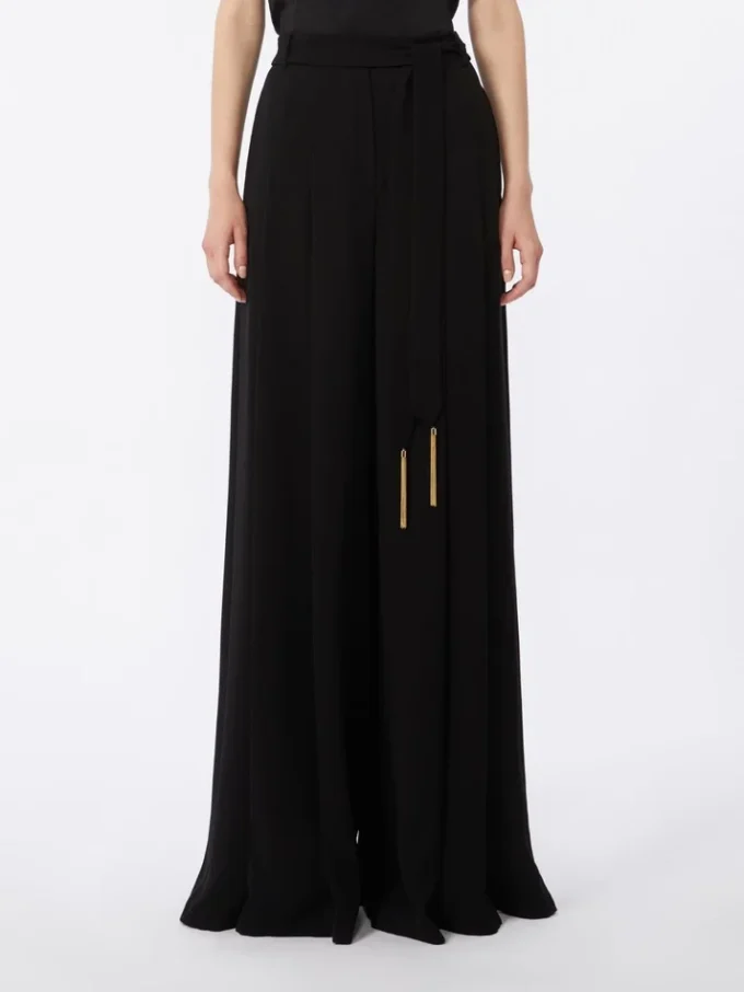Pantalones Cady Palazzo, negros Pantalones Cady Palazzo, negros