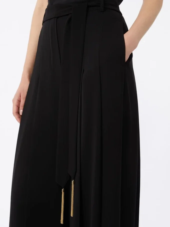 Pantalones Cady Palazzo, negros Pantalones Cady Palazzo, negros