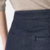 Pantalones cortos de algodón con efecto vaquero, azul medianoche Pantalones cortos de algodón con efecto vaquero, azul medianoche