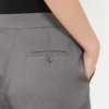 Pantalones cortos de gabardina de lana, gris medio Pantalones cortos de gabardina de lana, gris medio