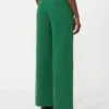 Pantalones de 5 bolsillos de algodón y lino, verdes Pantalones de 5 bolsillos de algodón y lino, verdes