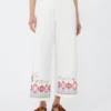 Pantalones de algodón, blancos
