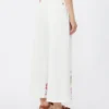 Pantalones de algodón, blancos
