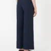 Pantalones de algodón con cordón, azul medianoche Pantalones de algodón con cordón, azul medianoche