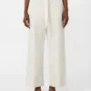 Pantalones de algodón con cordón, color hielo Pantalones de algodón con cordón, color hielo