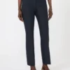 Pantalones de algodón elástico y viscosa, azul ultramar Pantalones de algodón elástico y viscosa, azul ultramar