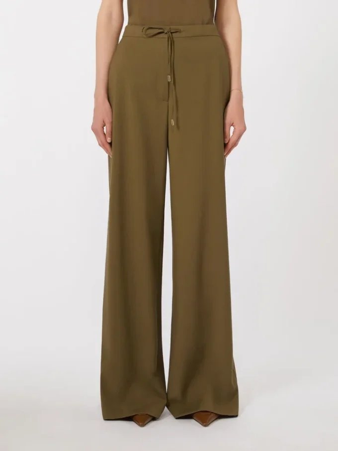 Pantalones de chándal de lana, color caqui Pantalones de chándal de lana, color caqui