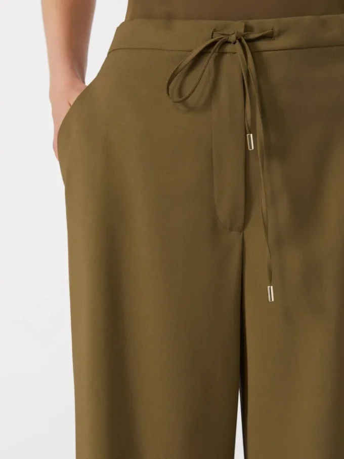 Pantalones de chándal de lana, color caqui Pantalones de chándal de lana, color caqui