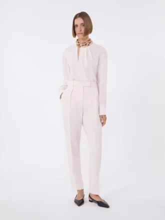 Pantalones de corte zanahoria de cady, rosa