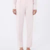 Pantalones de corte zanahoria de cady, rosa