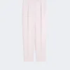 Pantalones de corte zanahoria de cady, rosa
