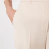 Pantalones de crepé de lana, rosa