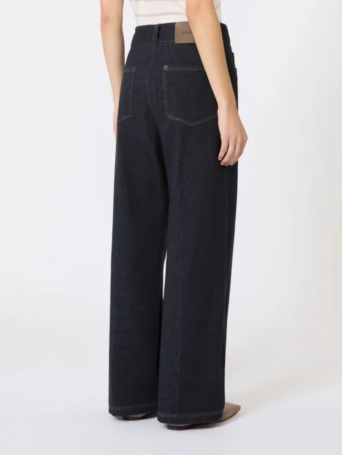 Pantalones de jersey con efecto denim, azul ultramar Pantalones de jersey con efecto denim, azul ultramar