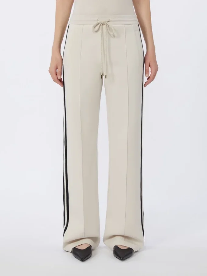 Pantalones de jersey de algodón, color crudo Pantalones de jersey de algodón, color crudo
