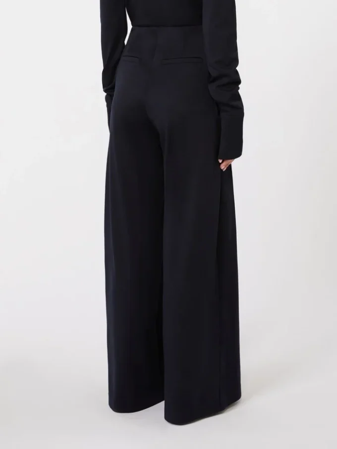 Pantalones de jersey de lana, azul ultramar Pantalones de jersey de lana, azul ultramar