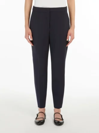 Pantalones de jersey de viscosa, azul ultramar