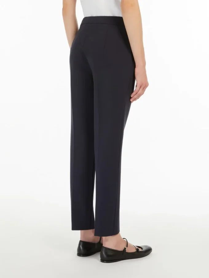 Pantalones de jersey de viscosa, azul ultramar Pantalones de jersey de viscosa, azul ultramar