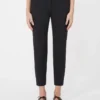 Pantalones de jersey de viscosa, negros