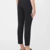 Pantalones de jersey de viscosa, negros