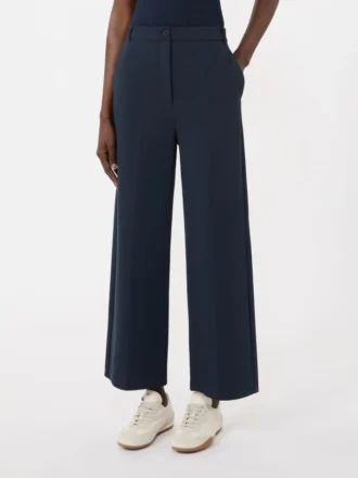 Pantalones de jersey Double Face, azul marino