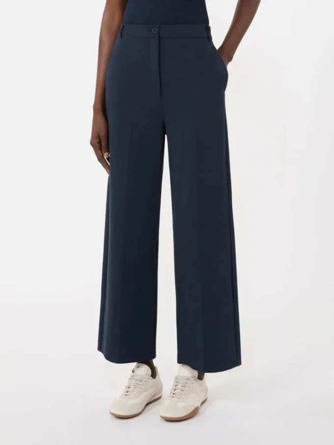 Pantalones de jersey Double Face, azul marino Pantalones de jersey Double Face, azul marino