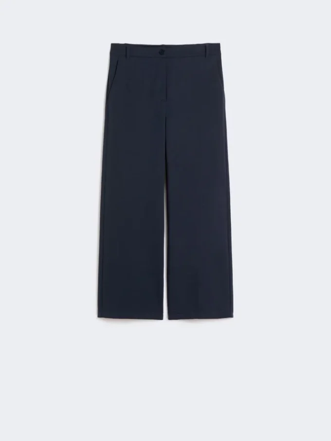 Pantalones de jersey Double Face, azul marino Pantalones de jersey Double Face, azul marino