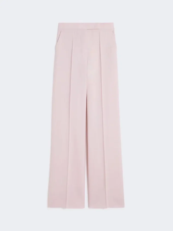 Pantalones de lana, mohair y seda, rosa beige Pantalones de lana, mohair y seda, rosa beige
