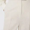 Pantalones de piqué de lana, color marfil Pantalones de piqué de lana, color marfil