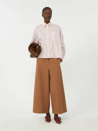 Camisa oversize de algodón, rosa