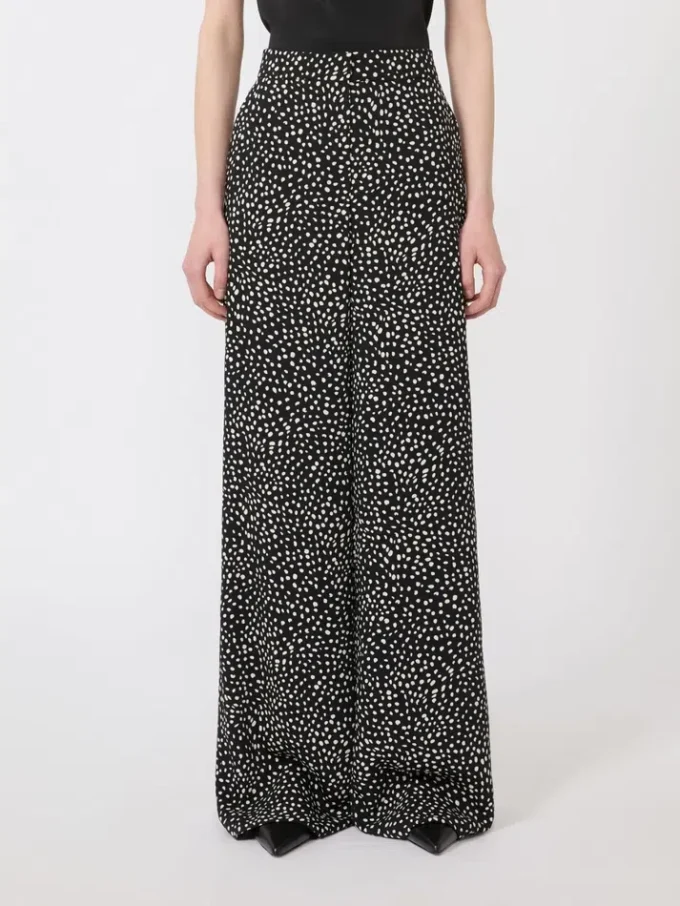 Pantalones Sabla estampados, negros Pantalones Sabla estampados, negros