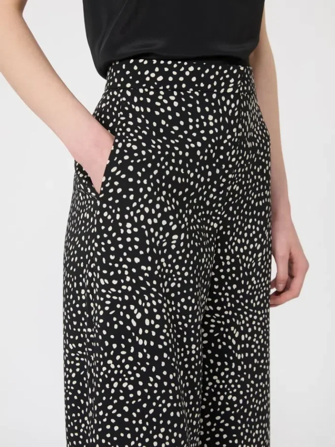 Pantalones Sabla estampados, negros Pantalones Sabla estampados, negros