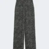 Pantalones Sabla estampados, negros Pantalones Sabla estampados, negros