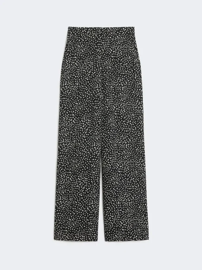 Pantalones Sabla estampados, negros Pantalones Sabla estampados, negros